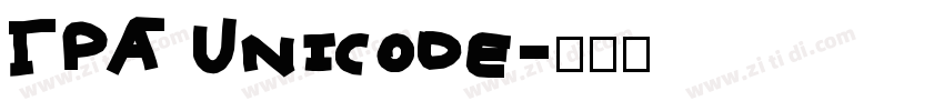 IPA Unicode字体转换